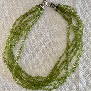 Silpada Peridot Multi-Strand Necklace